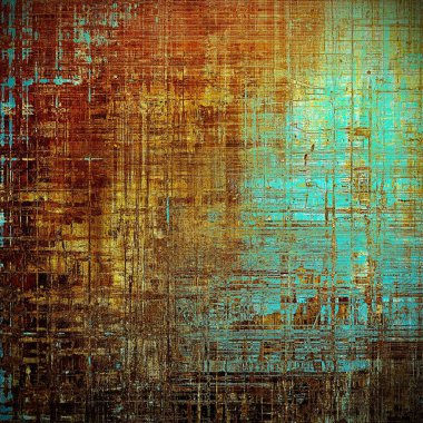 Vintage şablonu veya arka plan aşınmış doku, antika dekoru ve farklı renk desen