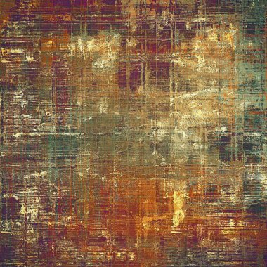 Grunge tasarım, farklı renk desenleri ile yaşlı eski püskü doku için arka plan
