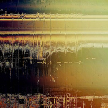 Vintage yırtık doku veya antik tasarım öğeleri ve farklı renk desen şık grunge arka plan