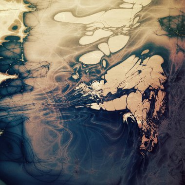 Vintage yırtık doku veya antik tasarım öğeleri ve farklı renk desen şık grunge arka plan