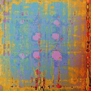 Vintage tarzı eski püskü doku veya şık grungy öğeleri ve farklı renk desen arka plan