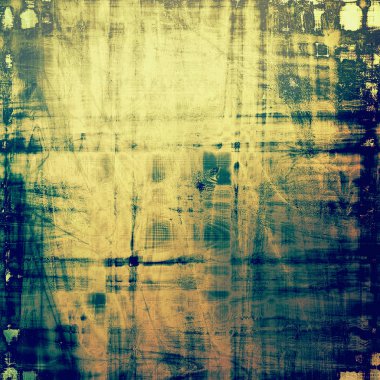 Geleneksel grunge arka plan, çizik doku vintage tarzı tasarıma sahip ve farklı renk desen