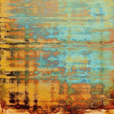 Sanat arka plan veya vintage tarzı doku retro grafik öğeleri ve farklı renk desen