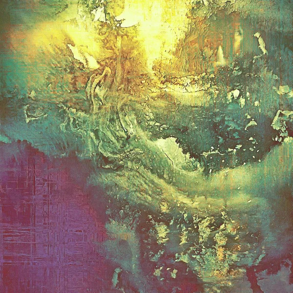 Винтажный фон с грязной тертой текстурой или наложением и различными цветовыми узорами — стоковое фото