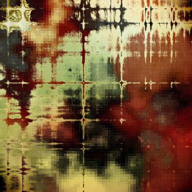 Grunge arka plan ile narin doku yaşlı. Antik zemin retro vintage öğeler ve farklı renk desen ile