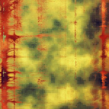 Vintage tarzı grafik öğeleri, retro duygu kompozisyon ve farklı renk desen Grunge arka plan