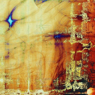 Vintage tarzı grafik öğeleri, retro duygu kompozisyon ve farklı renk desen Grunge arka plan