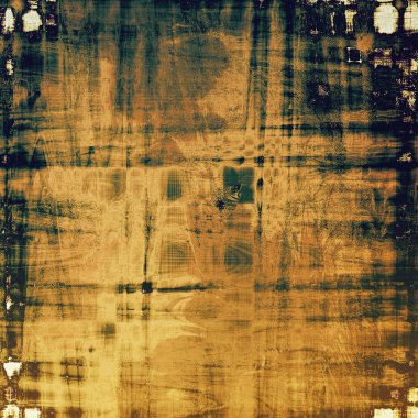 Eski vintage zemin. Orijinal arka plan veya farklı renk desenleri ile yaşlı doku