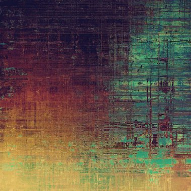 Eski vintage zemin. Orijinal arka plan veya farklı renk desenleri ile yaşlı doku