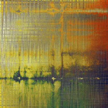 Retro arka plan veya vintage tarzı tasarım ve farklı renk desen ile eski püskü doku soyut soluk