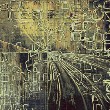 Grunge öğeleri tasarımınız için vintage doku üzerinde yıpranmış. Arka plan ile farklı renk desen