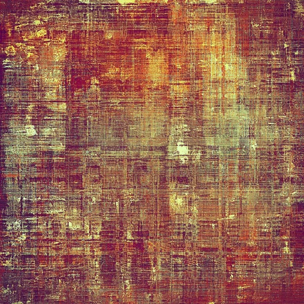 Textura retro grunge, fondo envejecido con elementos de estilo vintage y diferentes patrones de color — Foto de Stock