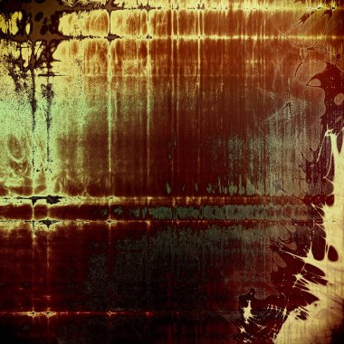 Grunge öğeleri tasarımınız için vintage doku üzerinde yıpranmış. Arka plan ile farklı renk desen