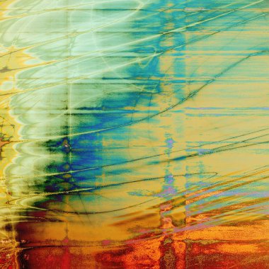 Vintage tarzı tasarım öğeleri, çizik doku ve farklı renk desen Retro arka plan