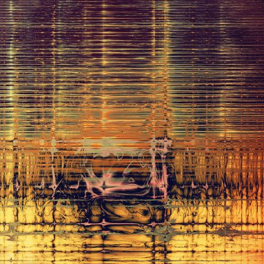 Vintage tarzı tasarım öğeleri, çizik doku ve farklı renk desen Retro arka plan