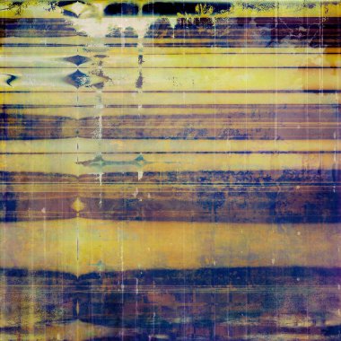 Vintage tarzı tasarım öğeleri, çizik doku ve farklı renk desen Retro arka plan