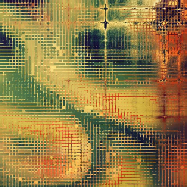 Verwitterte Grunge-Elemente auf Vintage-Textur für Ihr Design. Alter Hintergrund mit unterschiedlichen Farbmustern — Stockfoto