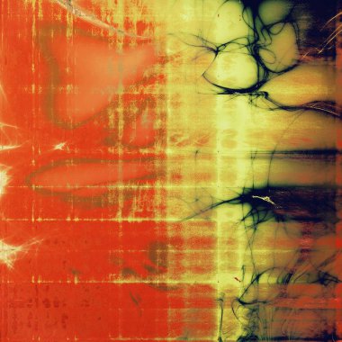 Zarif arka vintage grunge tasarım şablonu. Farklı renk desenleri ile eski doku