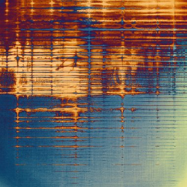 Çizik arka plan veya çerçeve ile yıpranmış doku soyut. Eski stil zemin ile farklı renk desen