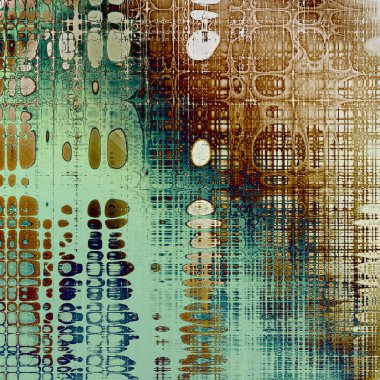 Sanat arka plan veya vintage tarzı doku retro grafik öğeleri ve farklı renk desen