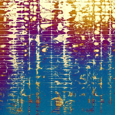 Sanat arka plan veya vintage tarzı doku retro grafik öğeleri ve farklı renk desen