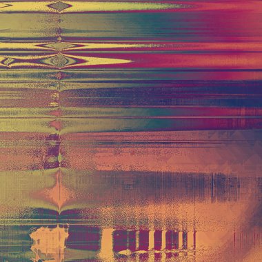 Vintage retro çerçeve veya arka plan, eski okul zemin farklı renk desen ile dokulu