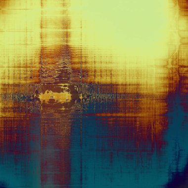 Eski okul öğeleri dokulu grunge arka plan üzerinde. Farklı renk desen ile