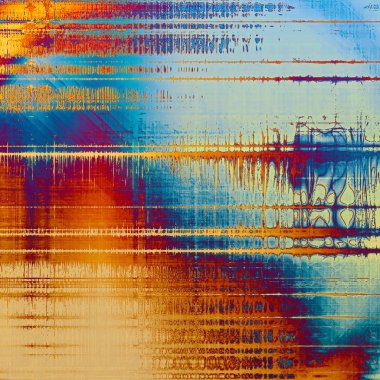 Eski okul öğeleri dokulu grunge arka plan üzerinde. Farklı renk desen ile