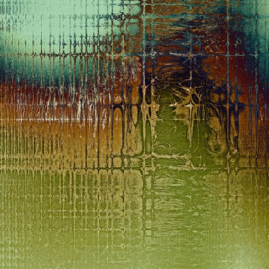 Vintage doku veya grunge dekoratif öğeler ve farklı renk desen ile antika arka plan