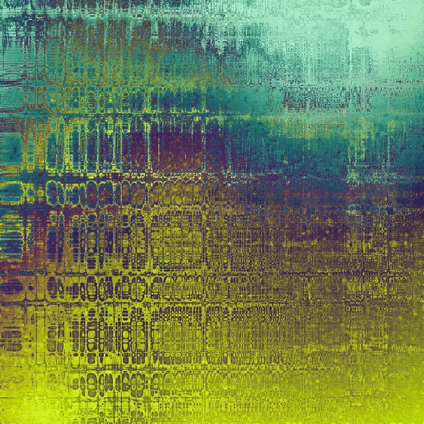 Sztuka tło grunge, Styl vintage teksturowanej ramki. Z różnych kolorów wzorów — Zdjęcie stockowe
