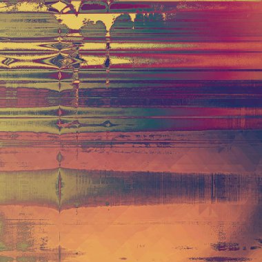 Renkli vintage doku, geleneksel antika öğeleri ve farklı renk desen yaşlı dekoratif grunge arka plan