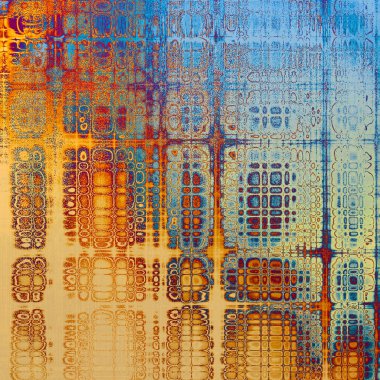 Eski vintage zemin. Orijinal arka plan veya farklı renk desenleri ile yaşlı doku