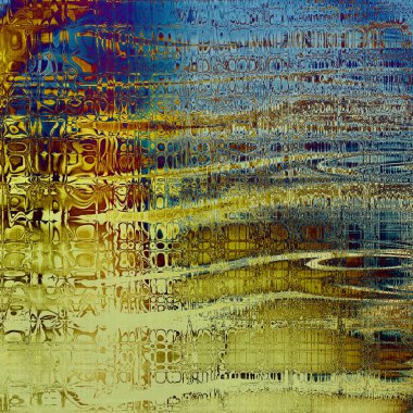 Eski vintage zemin. Orijinal arka plan veya farklı renk desenleri ile yaşlı doku