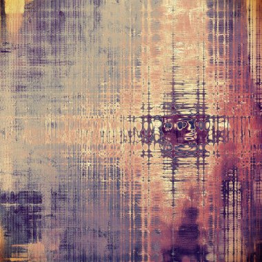 Grunge tasarım kompozisyon eski vintage doku üzerinde. Farklı renk desenleri ile yaratıcı arka plan