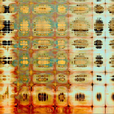 Vintage dokulu arka plan görüldü. Farklı renk desen ile