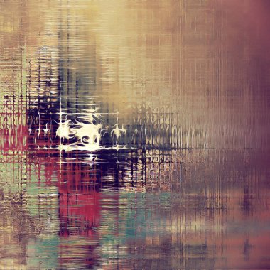 Eski vintage zemin. Orijinal arka plan veya farklı renk desenleri ile yaşlı doku