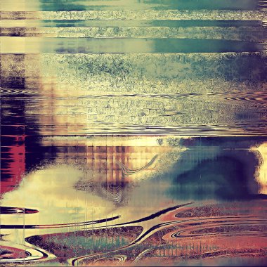 Renkli doku veya vintage tarzı elemanları ve farklı renk desen arka plan