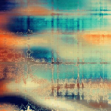 Renkli doku veya vintage tarzı elemanları ve farklı renk desen arka plan