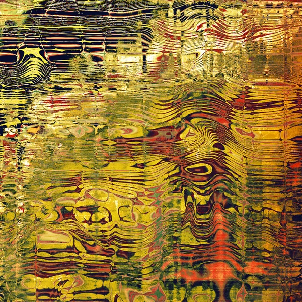 Fond abstrait rétro, texture grunge vintage avec différents motifs de couleurs — Photo