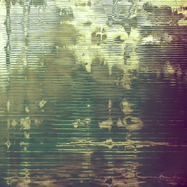 Vintage doku, eski stil çerçeve dekorasyon grunge grafik öğeleri ve farklı renk desen