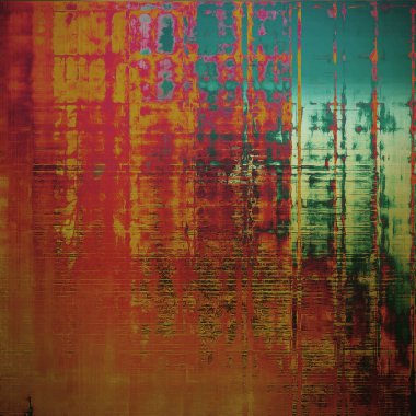 Retro tasarım öğeleri ve farklı renk desen soyut grunge arka plan