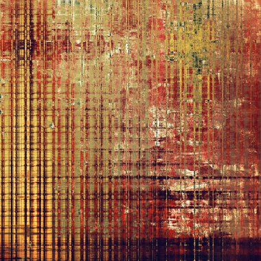 Eski stil, arka plan ile yaratıcı dekor ve farklı renk desen doku