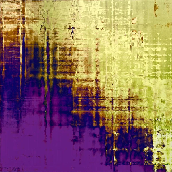 Fondo grunge abstracto con elementos de diseño retro y diferentes patrones de color —  Fotos de Stock