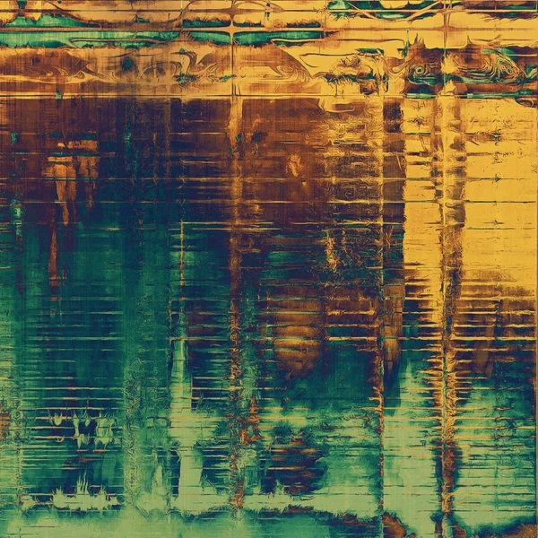 Пятнистый винтажный фон с гранжевой текстурой и различными цветовыми узорами — стоковое фото