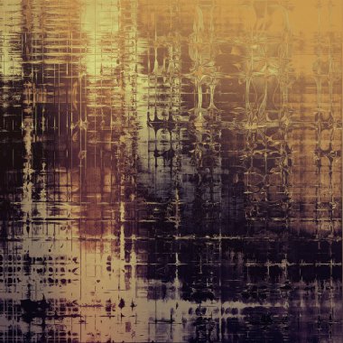 Eski doku veya hasarlı eski stil ve arka plan vintage grungy tasarım öğeleri farklı renk desen