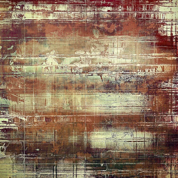Винтажный старый ретро фон с элементами дизайна в старинном стиле и различными цветовыми узорами — стоковое фото