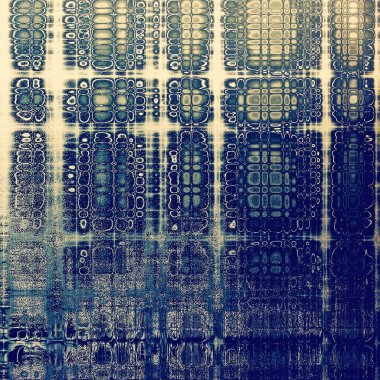 Vintage tarzı tasarım öğeleri, çizik doku ve farklı renk desen Retro arka plan