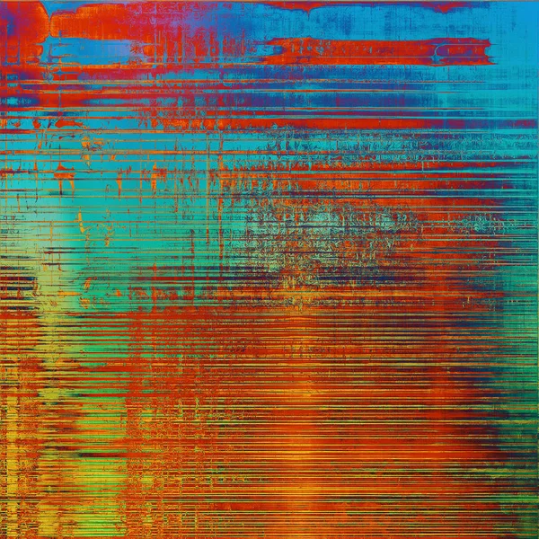 Vintage tarzı tasarım öğeleri, çizik doku ve farklı renk desen Retro arka plan