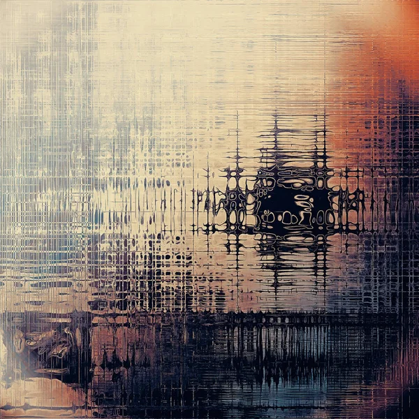 Vintage tarzı tasarım öğeleri, çizik doku ve farklı renk desen Retro arka plan