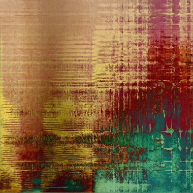 Doku, antika antika arka plan farklı renk desenleri ile dekore edilmiş